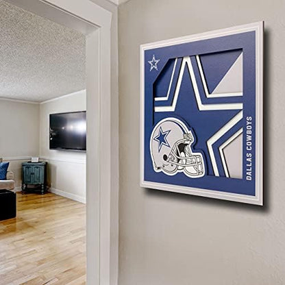 YouTheFan NFL Dallas Cowboys 3D Logo Series Wall Art