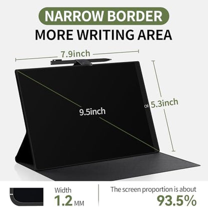 LCD Writing Tablet for Adults: 9.5 inch with PU Leather Case