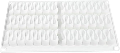 Silicone Molds, Long Baking Mold for Making Chocolate, Cake, Jelly, Dome Mouss (D_Caterpillar)