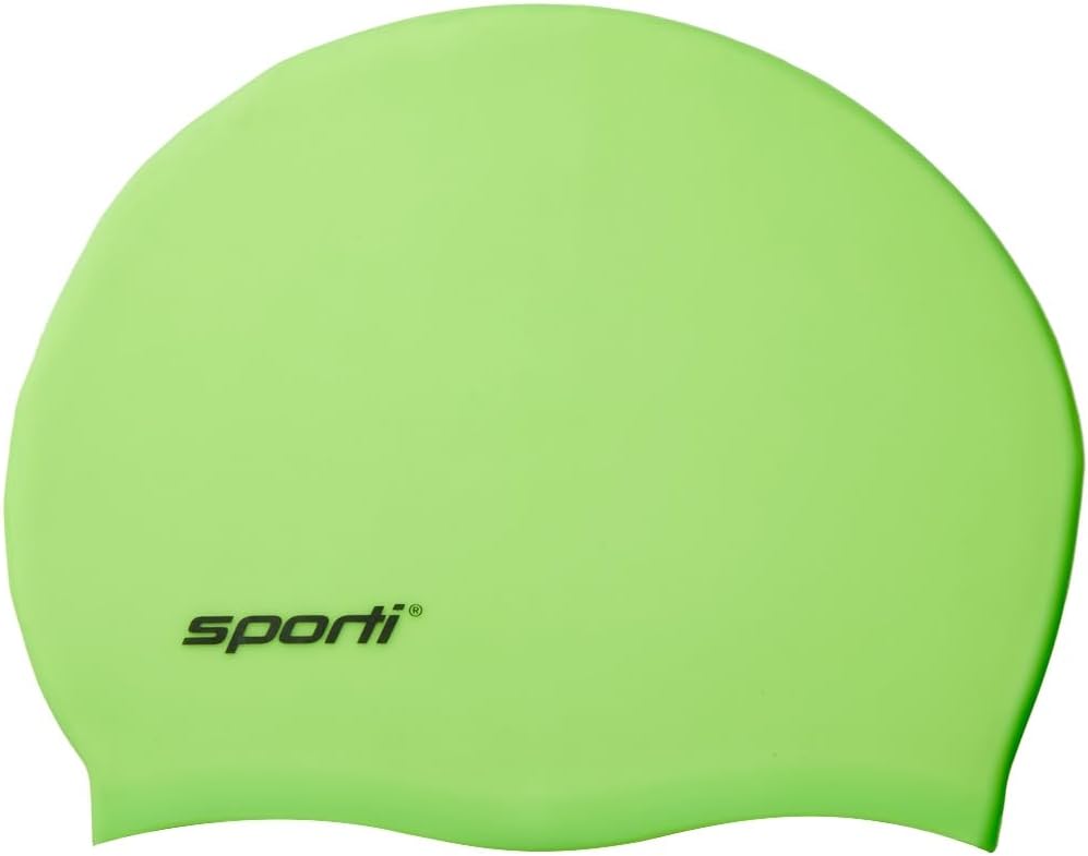 Sporti Silicone Swim Cap for Kids, Unisex Youth Swimming Cap, Protection Bathing Caps for Your Children, Aged 2-10