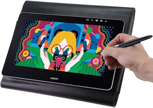 Leather Graphics Tablet Folio Case - Compatible with LifBetter Colorful 9.7" LCD Writing Tablett