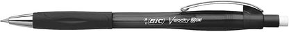 BIC Velocity Pro Refillable Mechanical Pencils - Black - Box of 12 (3 HB) Lead Pencils 0.7 mm with Eraser