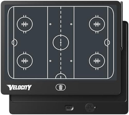 Velocity - Hockey LCD Coaching Board - Black