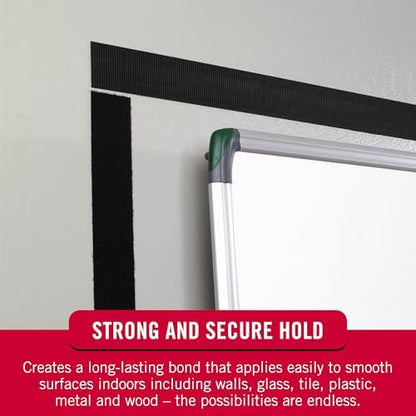 VELCRO Brand Sticky Back Hook and Loop Fasteners, White, 6 Ft Tape Roll