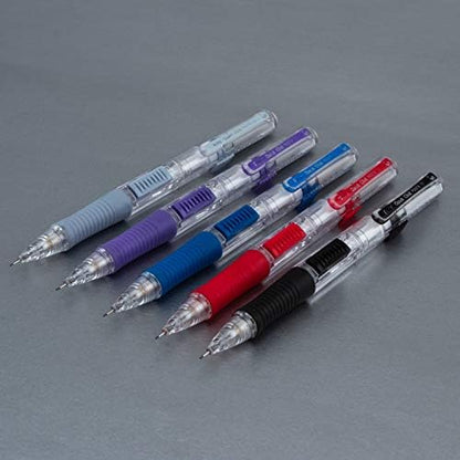 Pentel QUICK CLICK Mechanical Pencil (0.5mm), Violet Barrel, Box of 12 Pencils (PD215V)