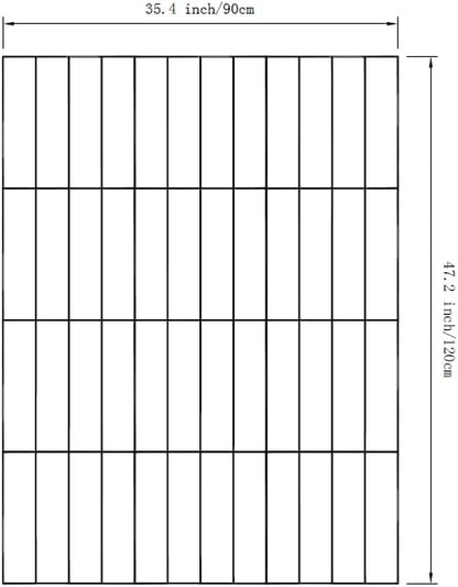 12-Pack White Felt Wall Tiles(11.8'' x 11.8'' Each), 36'' x 48'' Large Cork Board Alternative, Self-Adhesive Bulletin Pin Board for Office Home Kitchen Photos & Memos-Slat