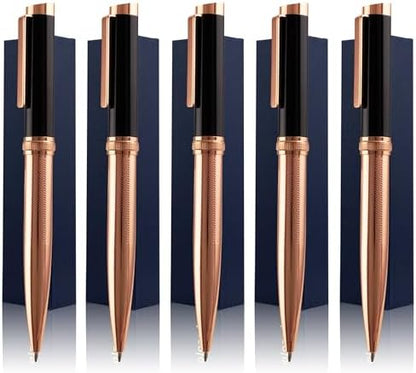 Ancolo Personalized Ballpoint Pens - Luxury Pens with 10 Black Ink Refill