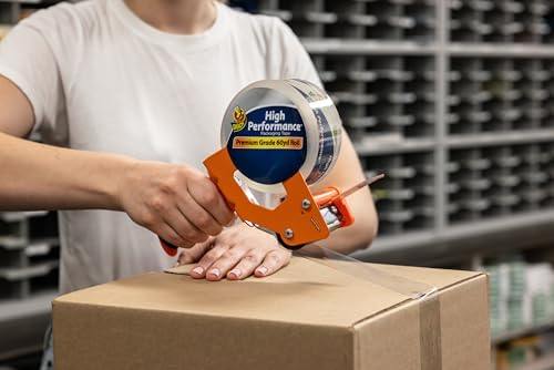Duck High Performance Clear Packing Tape Refills - 8 Rolls of HP260 Strong Packaging Tape for Shipping, Moving, Mailing & Storage Boxes - 3" Core, 1.88 Inch x 60 Yards, Clear (1067839)