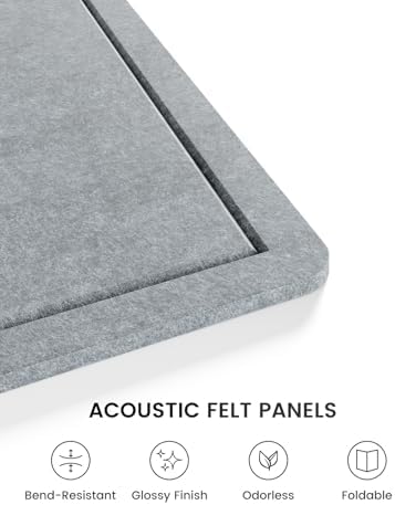 Fluxynara 35.4" x 23.6" Bulletin Board, Blue Gray