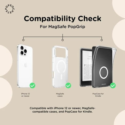 PopSockets Phone Grip for MagSafe, Magnetic Holder- Love Ya Pikachu