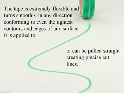 3M Knifeless Finish Line Vinyl Wrap Cutting Tape 50 Meter Roll (164 Ft) for Stripes and More