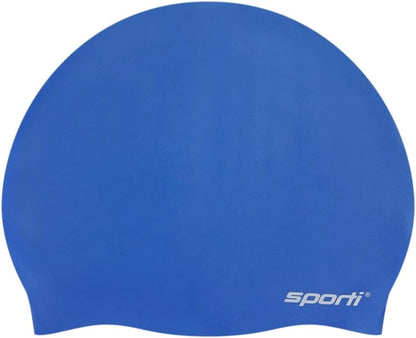 Sporti Silicone Swim Cap for Kids, Unisex Youth Swimming Cap, Protection Bathing Caps for Your Children, Aged 2-10