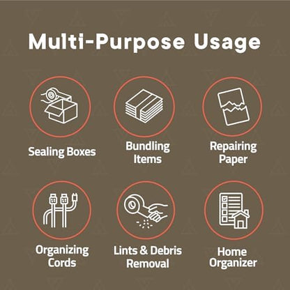 Clear Packing Tape Heavy Duty 48 Rolls, 1.7mil Thickness, Strong Adhesive for Shipping, Moving & Packaging, 1.88" Wide x 60 Yards Per Roll, Smooth Unroll, Clear Finish, Fits Standard Dispensers
