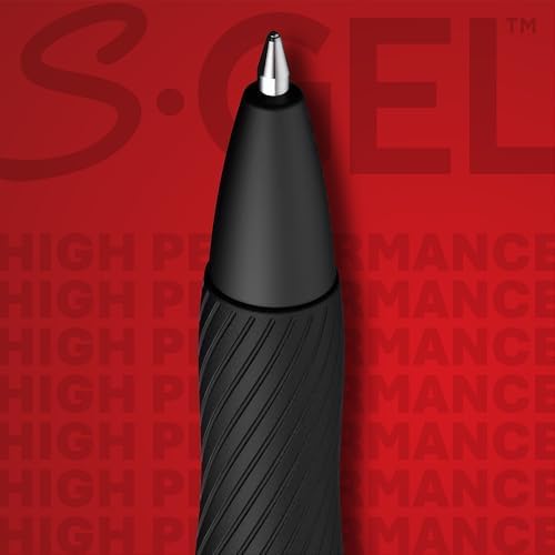 Sharpie S-Gel Pens, Fine Point (0.5mm), Blue Gel Ink, 12 Count - For Home, Office, School