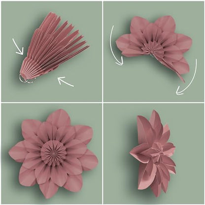 Teacher Created Resources Cottage Charm Paper Flowers Premade Decorations for Party Photo Backdrops, Classrooms Walls, Showers and Birthday Celebrations (TCR8353)