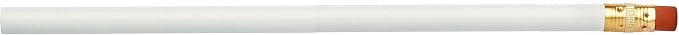 Pencil Guy Blank Round Pencils, White