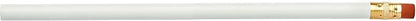 Pencil Guy Blank Round Pencils, White