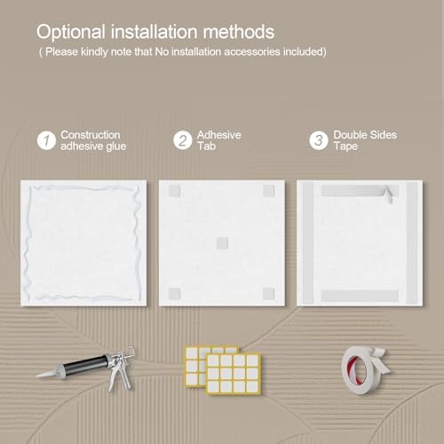 UMIACOUSTICS 3 Pcs 0.7Inch Thick Art Acoustic Panels, Decorative Acoustical Wall Panels, Sound Absorbing Art Panels for Home, Office, Hotel,Boundless-Verdure