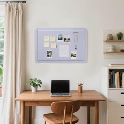 Felt Bulletin Board 36x24 inches, Decorative Pin Board for Home & Office