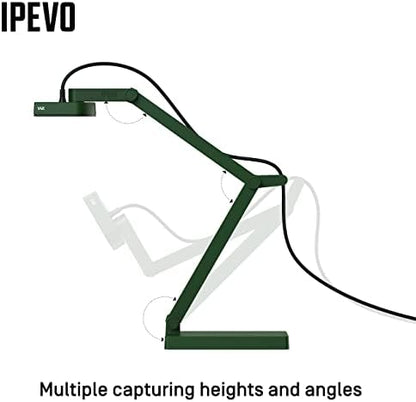 IPEVO V4K Ultra High Definition 8MP USB Document Camera — Mac OS, Windows, Chromebook Compatible for Live Demo, Web Conferencing, Distance Learning, Remote Teaching (Pack of 8)