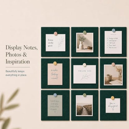 Felt Bulletin Board Tiles, Large Cork Board Alternative,24 x 36 in