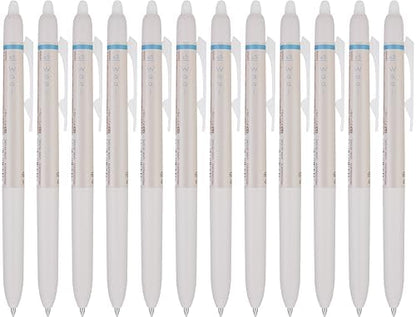 PILOT FriXion Waai Retractable & Refillable Erasable Gel Pens, Extra Fine Point 0.5 mm, Periwinkle Ink, 12 Count