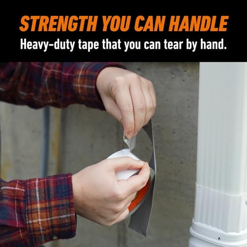 GORILLA White Duct Tape, 1.88" x 30 yd, 2-Pack
