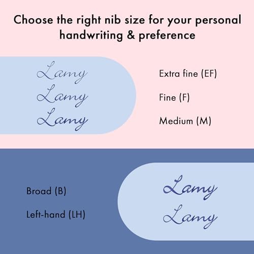 LAMY safari lightrose - Fountain Pen with ergonomic grip & polished steel nib in size F - ideal for any Writing & Calligraphy - including LAMY T 10 blue cartridge - Right-Handed