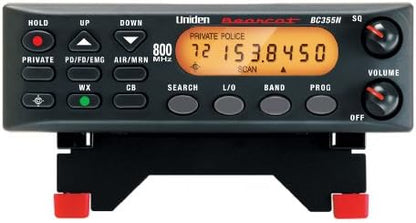 Uniden BC355N 300-Channel Base/Mobile Scanner, Close Call Capture, Pre-programmed Search Bands, NOAA Weather, Aviation, Marine, Railroad, NASCAR, and 'Non-digital' emergency services