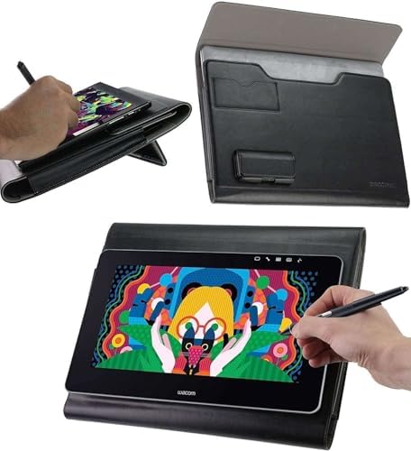 Leather Graphics Tablet Folio Case - Compatible with LifBetter Colorful 9.7" LCD Writing Tablett