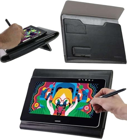 Leather Graphics Tablet Folio Case - Compatible with LifBetter Colorful 9.7" LCD Writing Tablett