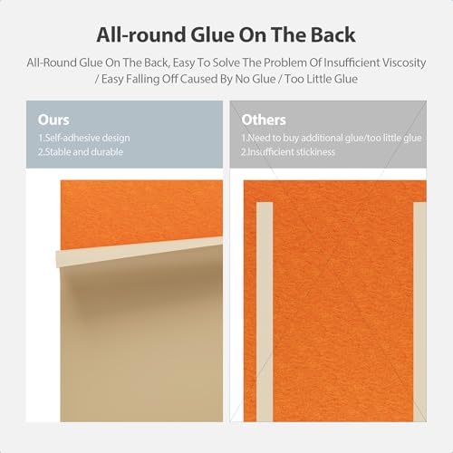 12 Pack Rectangle Acoustic Panels Self Adhesive Sound Proof Foam