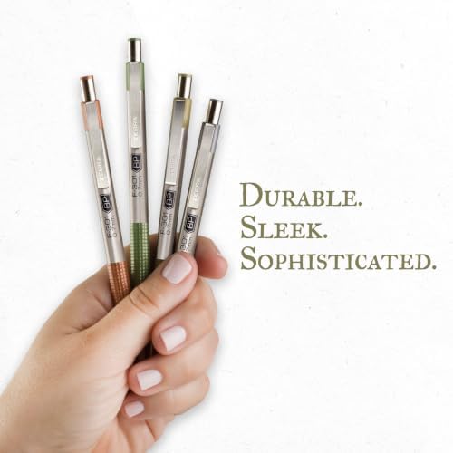 Zebra Pen F-301 Signature Series Ballpoint Pen, Black, 0.7mm, 4-Pk (27254)