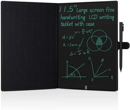 LCD Writing Tablet for Adults: 11.5 Inch Drawing Board with PU Leather Case