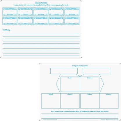 Really Good Stuff Text Evidence Dry-Erase Boards, Ages 7+, Grades 2+