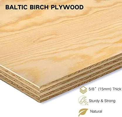 Sound Town DIY 6U Angled Desktop Turret Studio Rack with Solid Baltic Birch Plywood, Weathered Brown, Assembly Required (SDRK-Y6SLB)