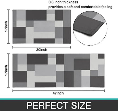 Kitchen Rugs and Mats Set of 2,Floor Mats for Home Kitchen Decor Mat