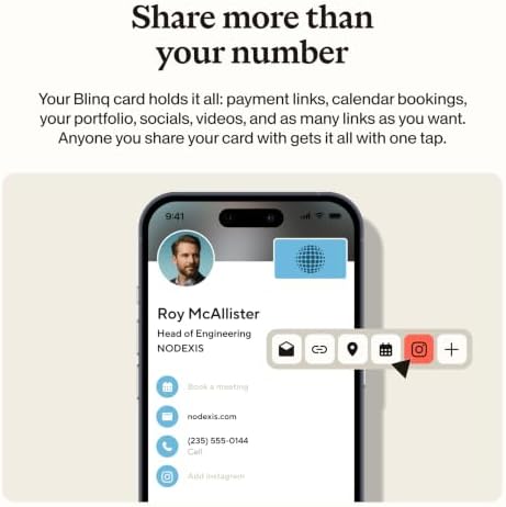 Blinq NFC Digital Business Card - Wristband - Tap to Share (Olive)