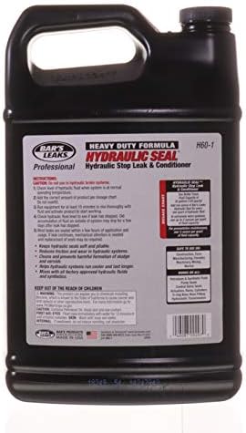Bar's Leaks H60-1-4PK Hydraulic Seal Stop Leak & Conditioner, 1 Gallon, 4 Pack