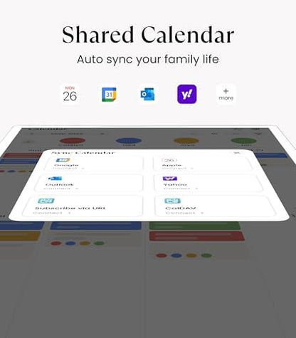 Cozyla Calendar Plus 2: 32"4K Smart Digital Calendar with Google Play Store