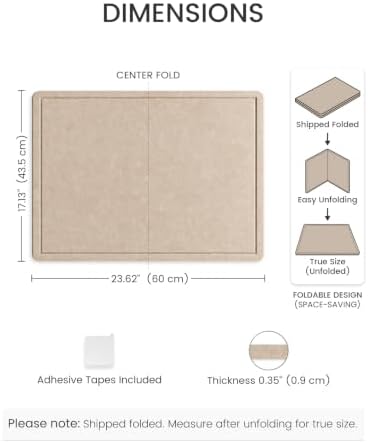 Fluxynara 23.6" x 17.1" Bulletin Board, Taupe