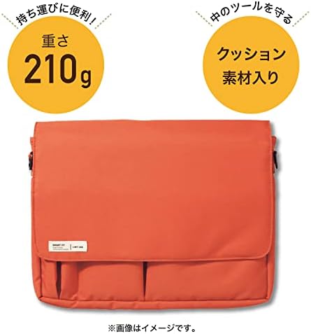 LIHIT LAB Carrying Pouch (Laptop Sleeve), 8.3 x 11.4 Inches, Black (A7576-24)