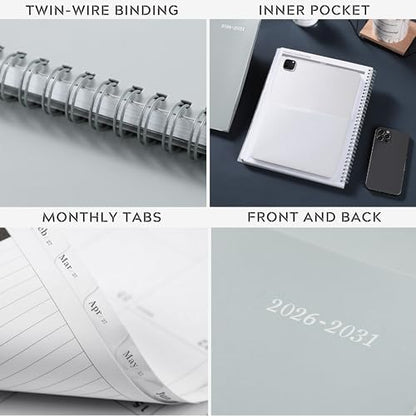 2026-2031 Monthly Planner/Calendar - 5 Year Planner, Jul.2026 - Jun.2031