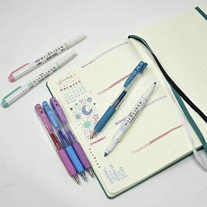 Zebra Pen MILDLINER Highlighter & SARASA Clip Gel Set, Assorted, 14-Pack