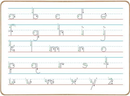 Really Good Stuff Trace 'N' Erase Letter Formation Boards, Set of 6