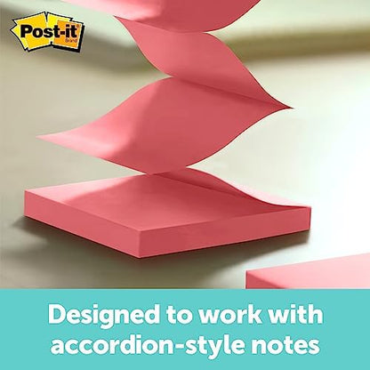 Post-it Pop-up Notes Dispenser, 3x3 in, Black Base Clear Top, Pack Includes Dispenser and a 45-Sheet Pad of Pop-up Notes (WD-330-BK)