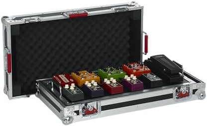 Gator Cases G-TOUR Series Gutiar Pedal board with ATA Road Case, Wheels and Pull Handle, Large: 24" x 11" (G-TOUR PEDALBOARD-LGW)