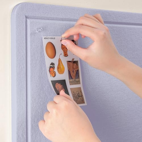 Felt Bulletin Board 36x24 inches, Decorative Pin Board for Home & Office
