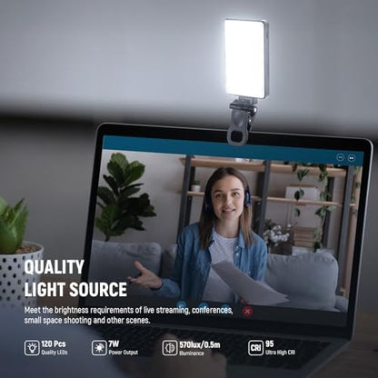 NEEWER Basics LED Selfie Phone Light for iPhone Camera Laptop, BL120B