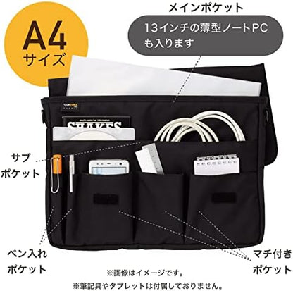 LIHIT LAB Carrying Pouch (Laptop Sleeve), 9.4 x 13.4 Inches, Orange (A7577-4)